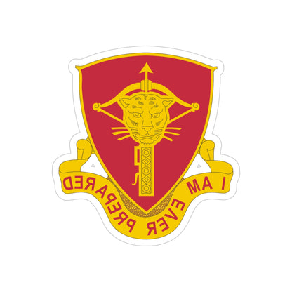 15 Ordnance Battalion (U.S. Army) REVERSE PRINT Transparent STICKER-4" × 4"-The Sticker Space