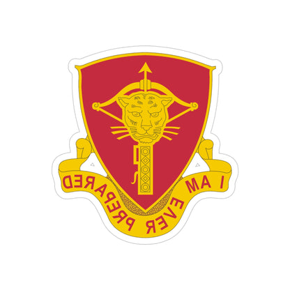 15 Ordnance Battalion (U.S. Army) REVERSE PRINT Transparent STICKER-5" × 5"-The Sticker Space