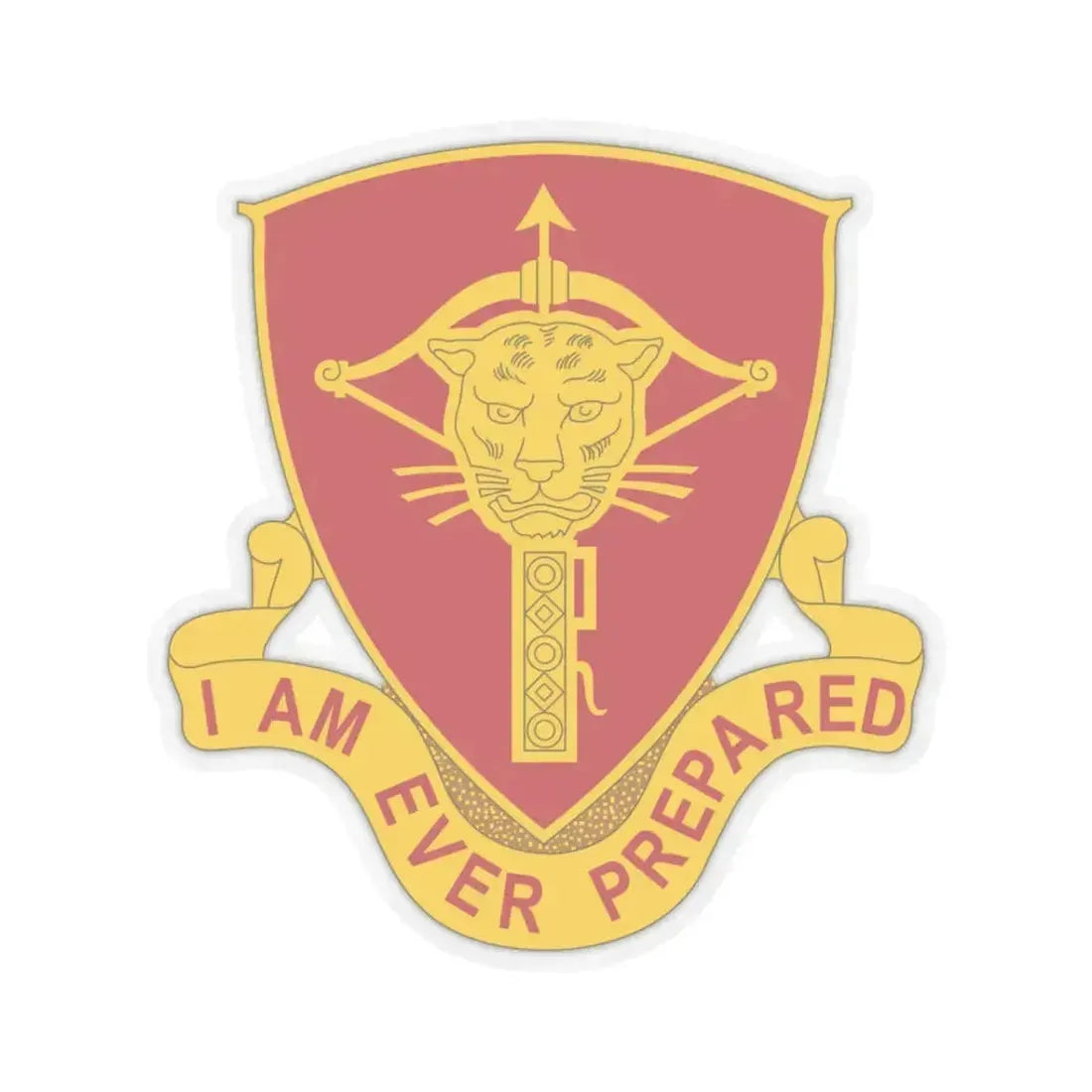 15 Ordnance Battalion (U.S. Army) STICKER Vinyl Kiss-Cut Decal 3 Inch Transparent - The Sticker Space