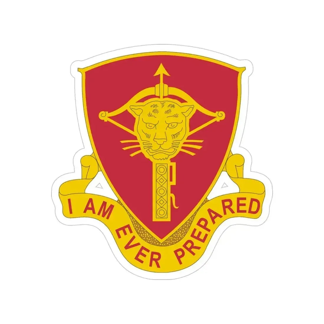 15 Ordnance Battalion (U.S. Army) Transparent STICKER Die-Cut Vinyl Decal 4 Inch - The Sticker Space