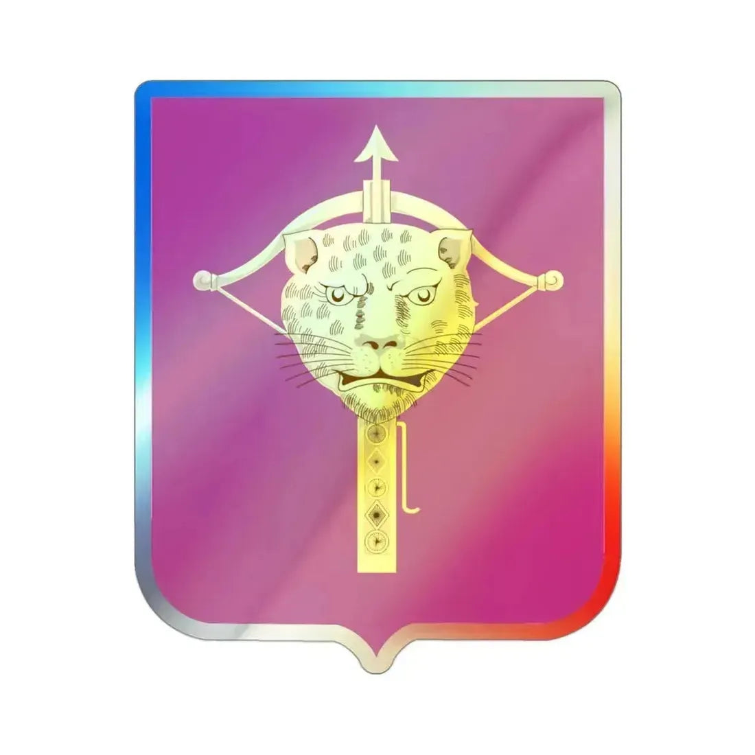 15 Ordnance Battalion v2 (U.S. Army) Holographic STICKER Die-Cut Vinyl Decal 3 Inch Holographic - The Sticker Space