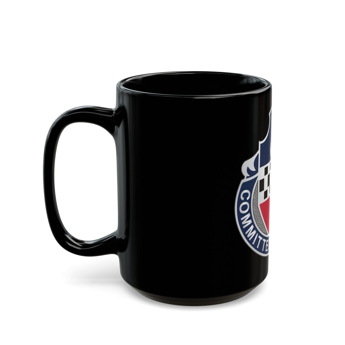 15 Personnel Services Battalion (U.S. Army) Black Coffee Mug-The Sticker Space