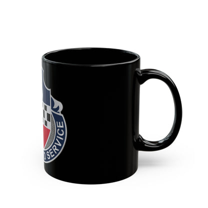 15 Personnel Services Battalion (U.S. Army) Black Coffee Mug-The Sticker Space