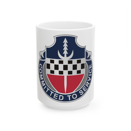 15 Personnel Services Battalion (U.S. Army) White Coffee Mug-15oz-The Sticker Space