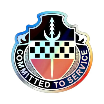 15 Personnel Services Battalion (U.S. Army) Holographic STICKER Die-Cut Vinyl Decal 2 Inch Holographic - The Sticker Space