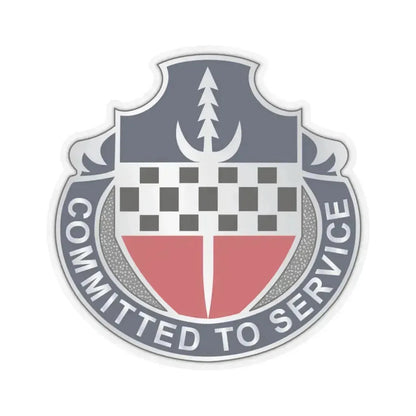 15 Personnel Services Battalion (U.S. Army) STICKER Vinyl Kiss-Cut Decal 4 Inch Transparent - The Sticker Space