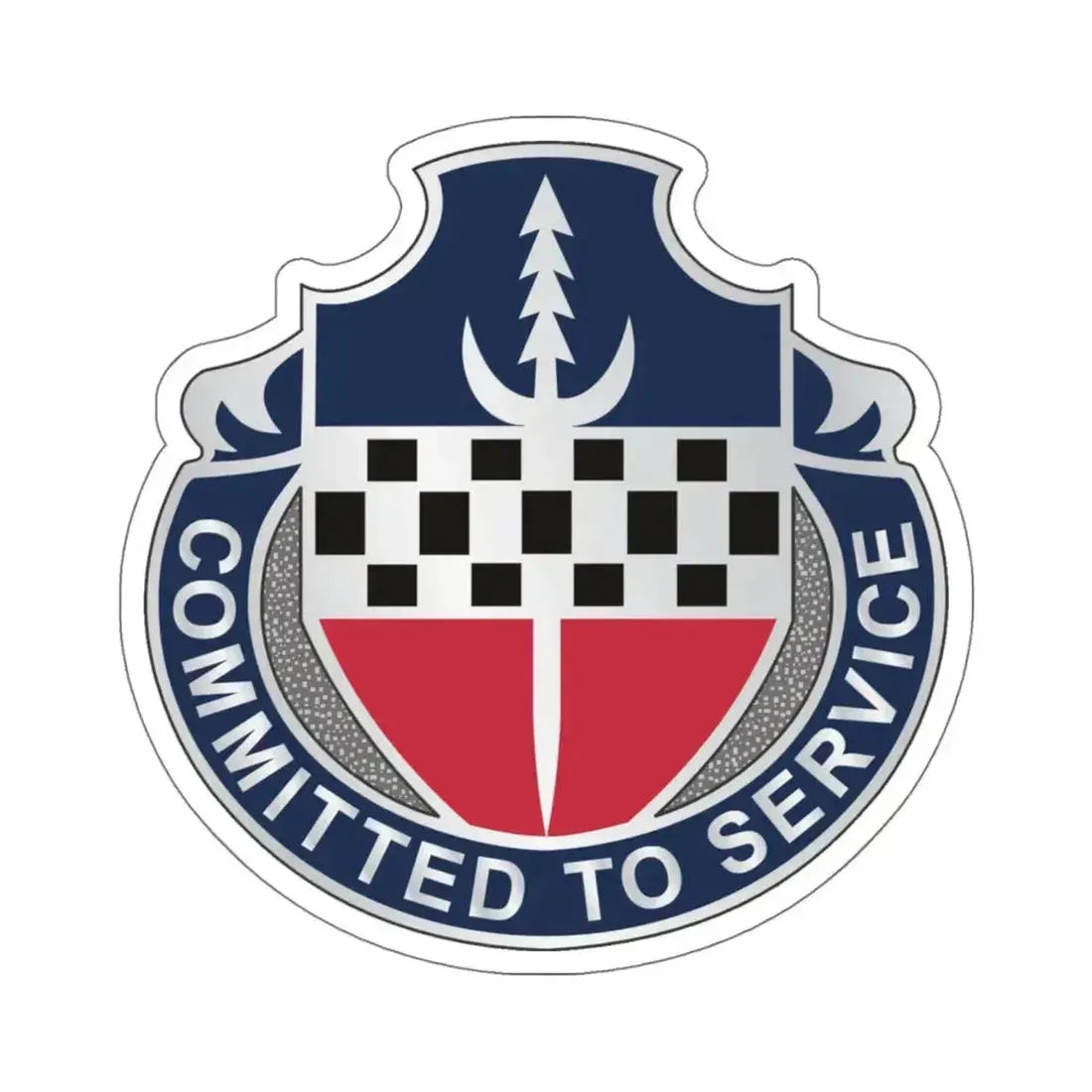 15 Personnel Services Battalion (U.S. Army) STICKER Vinyl Kiss-Cut Decal 6 Inch White - The Sticker Space