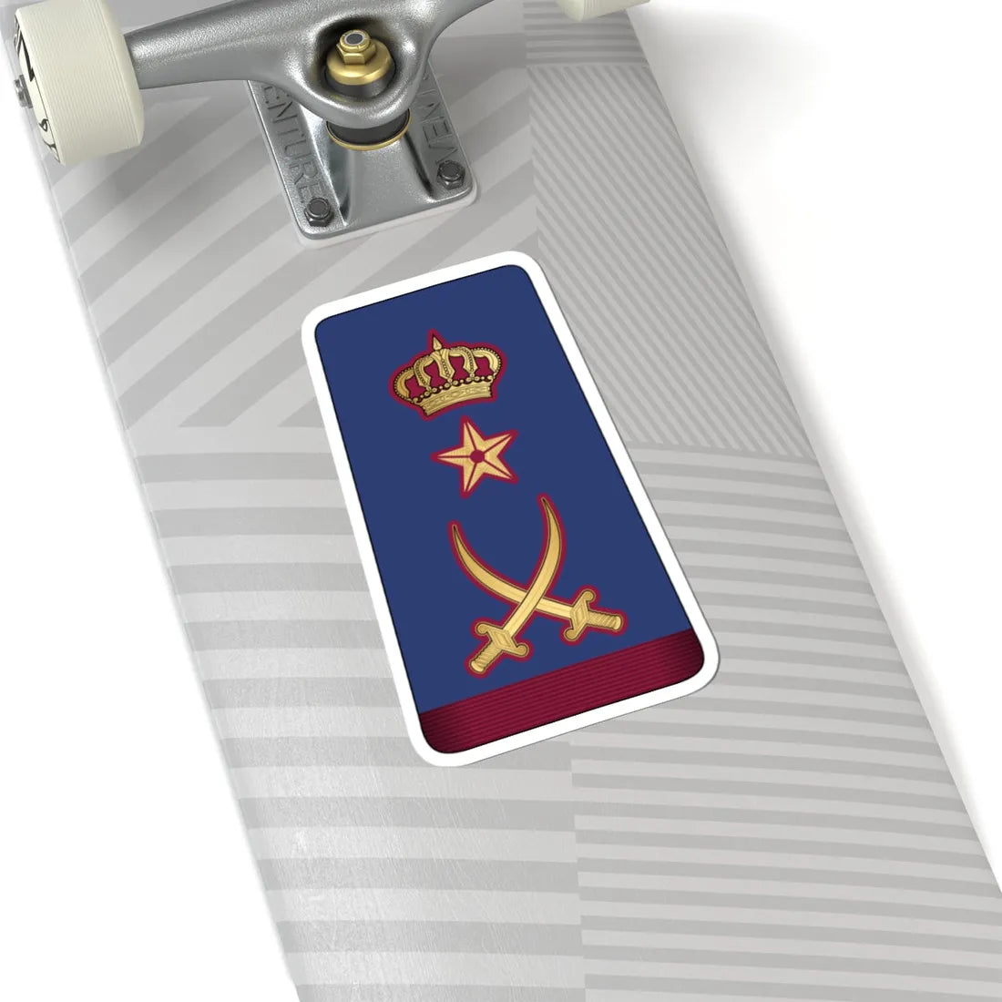 15. QEAF LG (Qatar) (Military Rank) STICKER Vinyl Kiss-Cut Decal - The Sticker Space