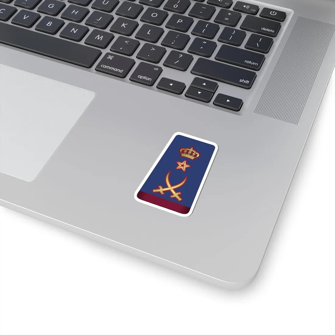 15. QEAF LG (Qatar) (Military Rank) STICKER Vinyl Kiss-Cut Decal - The Sticker Space