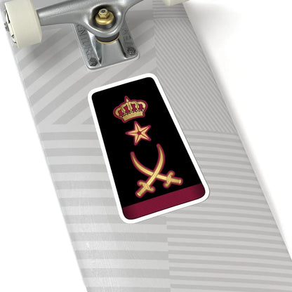15. QENF LG (Qatar) (Military Rank) STICKER Vinyl Kiss-Cut Decal - The Sticker Space