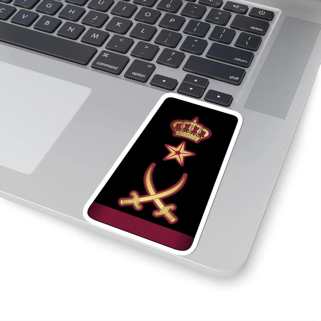 15. QENF LG (Qatar) (Military Rank) STICKER Vinyl Kiss-Cut Decal - The Sticker Space