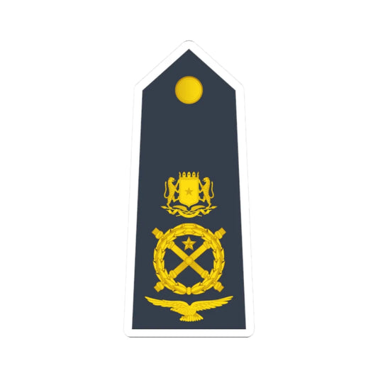 15 Somali Air Force MG (Mali) (Military Rank) STICKER Vinyl Kiss-Cut Decal 2 Inch White - The Sticker Space