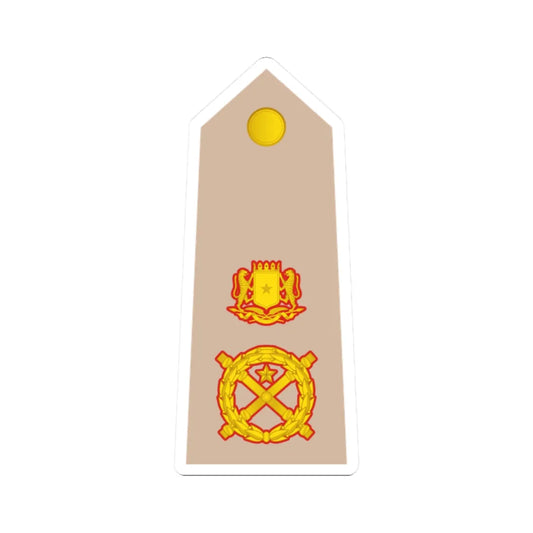 15 Somali Army MG (Mali) (Military Rank) STICKER Vinyl Kiss-Cut Decal 2 Inch White - The Sticker Space