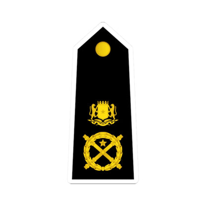 15 Somali Navy MG (Mali) (Military Rank) STICKER Vinyl Kiss-Cut Decal 2 Inch White - The Sticker Space