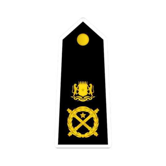 15 Somali Navy MG (Mali) (Military Rank) STICKER Vinyl Kiss-Cut Decal 2 Inch White - The Sticker Space