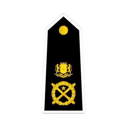 15 Somali Navy MG (Mali) (Military Rank) STICKER Vinyl Kiss-Cut Decal 3 Inch White - The Sticker Space