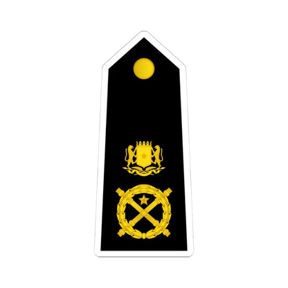 15 Somali Navy MG (Mali) (Military Rank) STICKER Vinyl Kiss-Cut Decal 4 Inch White - The Sticker Space