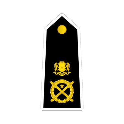 15 Somali Navy MG (Mali) (Military Rank) STICKER Vinyl Kiss-Cut Decal 6 Inch White - The Sticker Space