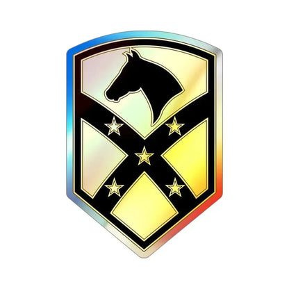 15 Sustainment Brigade (U.S. Army) Holographic STICKER Die-Cut Vinyl Decal 4 Inch Holographic - The Sticker Space
