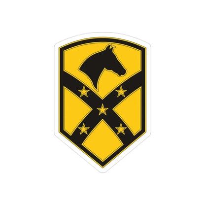 15 Sustainment Brigade (U.S. Army) REVERSE PRINT Transparent Die-Cut STICKER - The Sticker Space