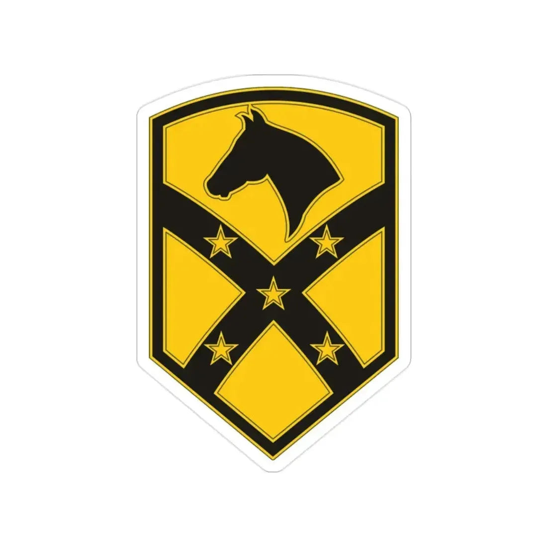 15 Sustainment Brigade (U.S. Army) Transparent STICKER Die-Cut Vinyl Decal 2 Inch - The Sticker Space