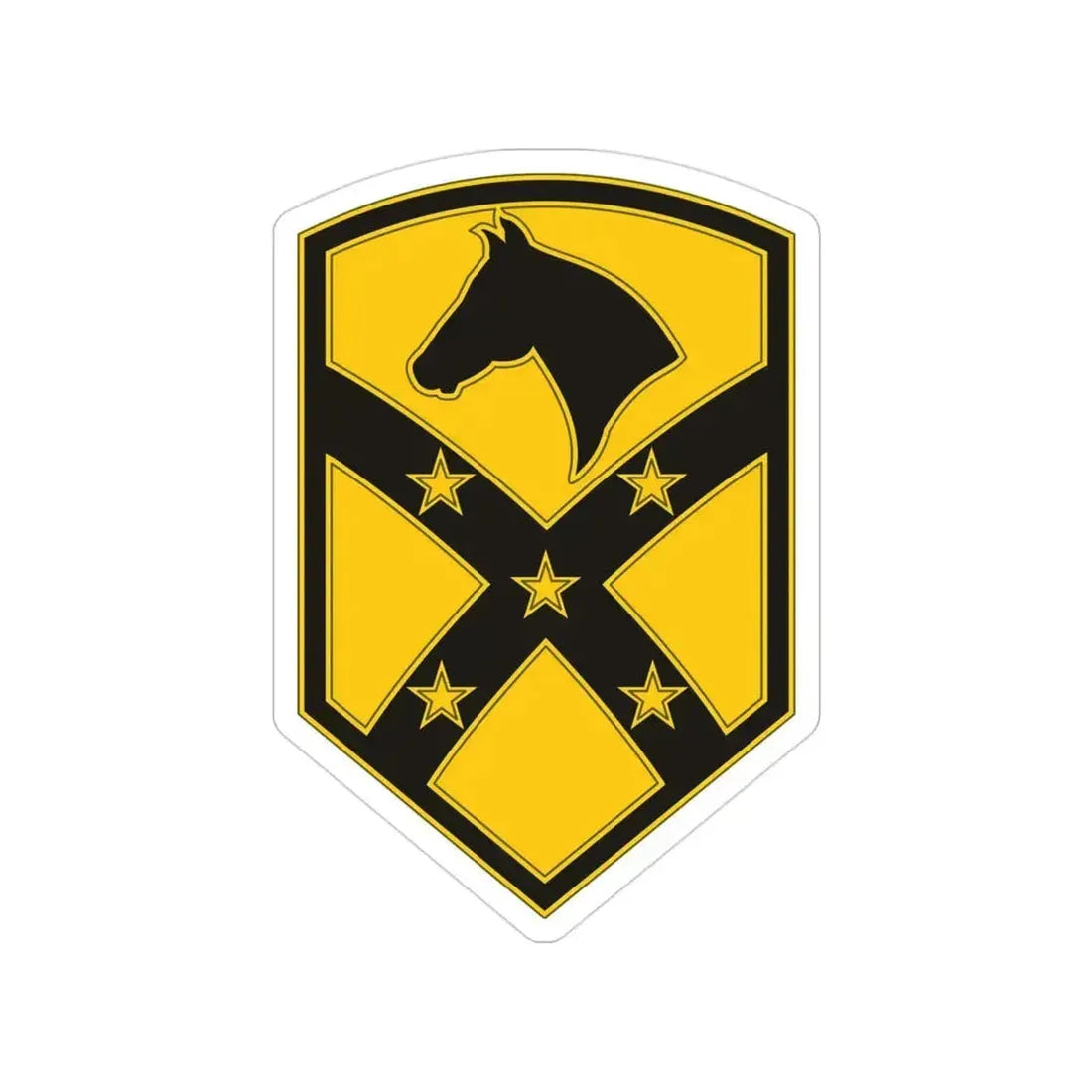 15 Sustainment Brigade (U.S. Army) Transparent STICKER Die-Cut Vinyl Decal 3 Inch - The Sticker Space
