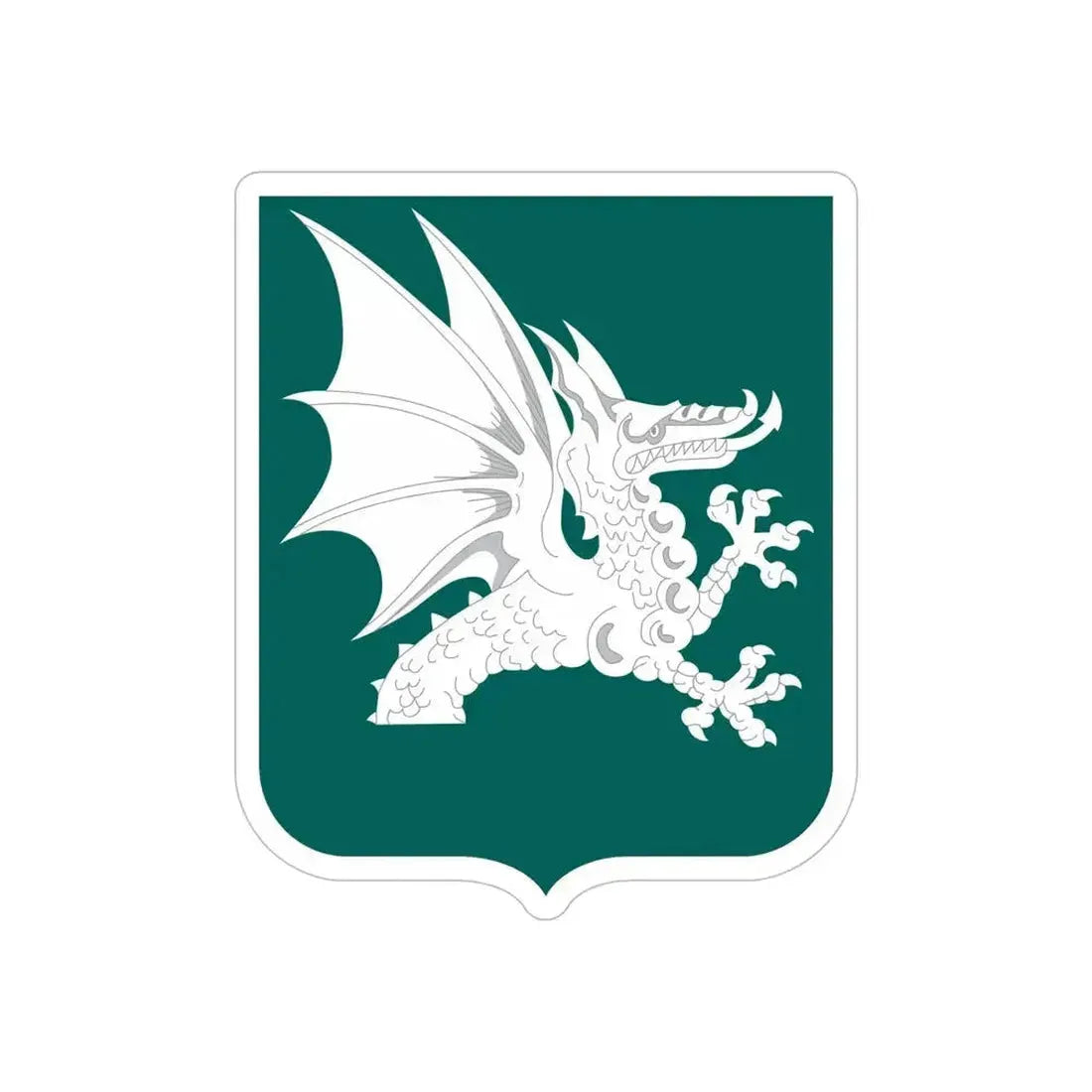 15 Transportation Battalion 2 (U.S. Army) REVERSE PRINT Transparent Die-Cut STICKER 5 Inch Die-Cut Transparent - The Sticker Space