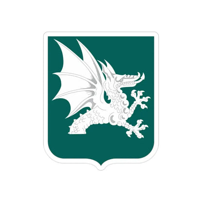 15 Transportation Battalion 2 (U.S. Army) REVERSE PRINT Transparent Die-Cut STICKER - The Sticker Space