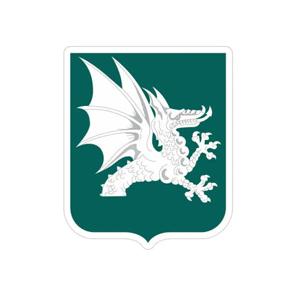 15 Transportation Battalion 2 (U.S. Army) REVERSE PRINT Transparent Die-Cut STICKER - The Sticker Space