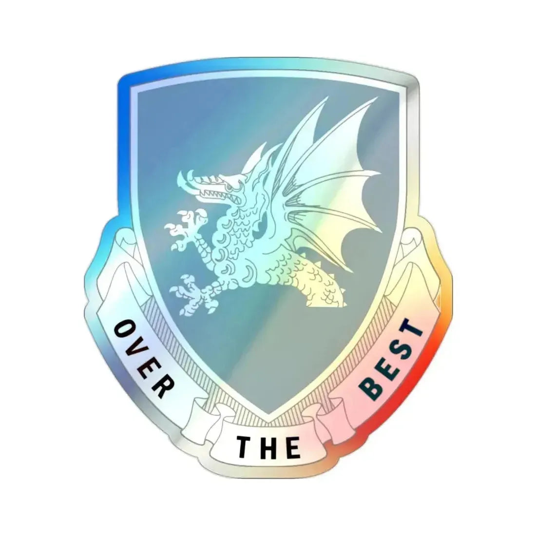 15 Transportation Battalion (U.S. Army) Holographic STICKER Die-Cut Vinyl Decal 2 Inch Holographic - The Sticker Space