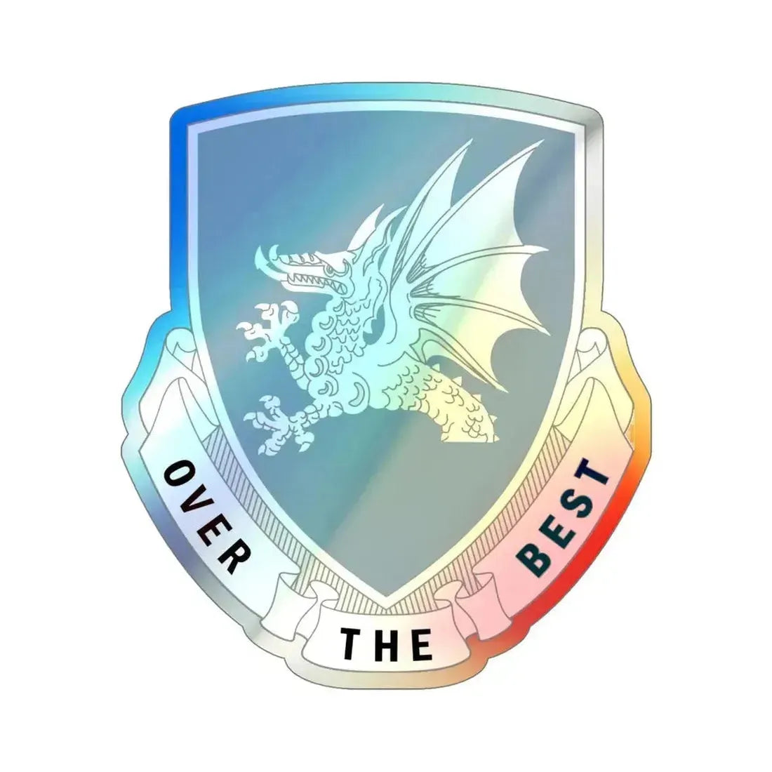 15 Transportation Battalion (U.S. Army) Holographic STICKER Die-Cut Vinyl Decal 6 Inch Holographic - The Sticker Space