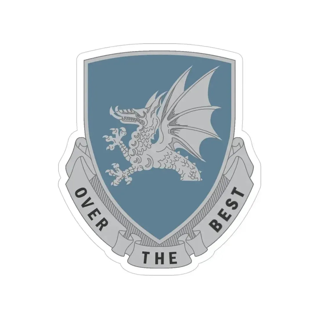 15 Transportation Battalion (U.S. Army) Transparent STICKER Die-Cut Vinyl Decal 4 Inch - The Sticker Space