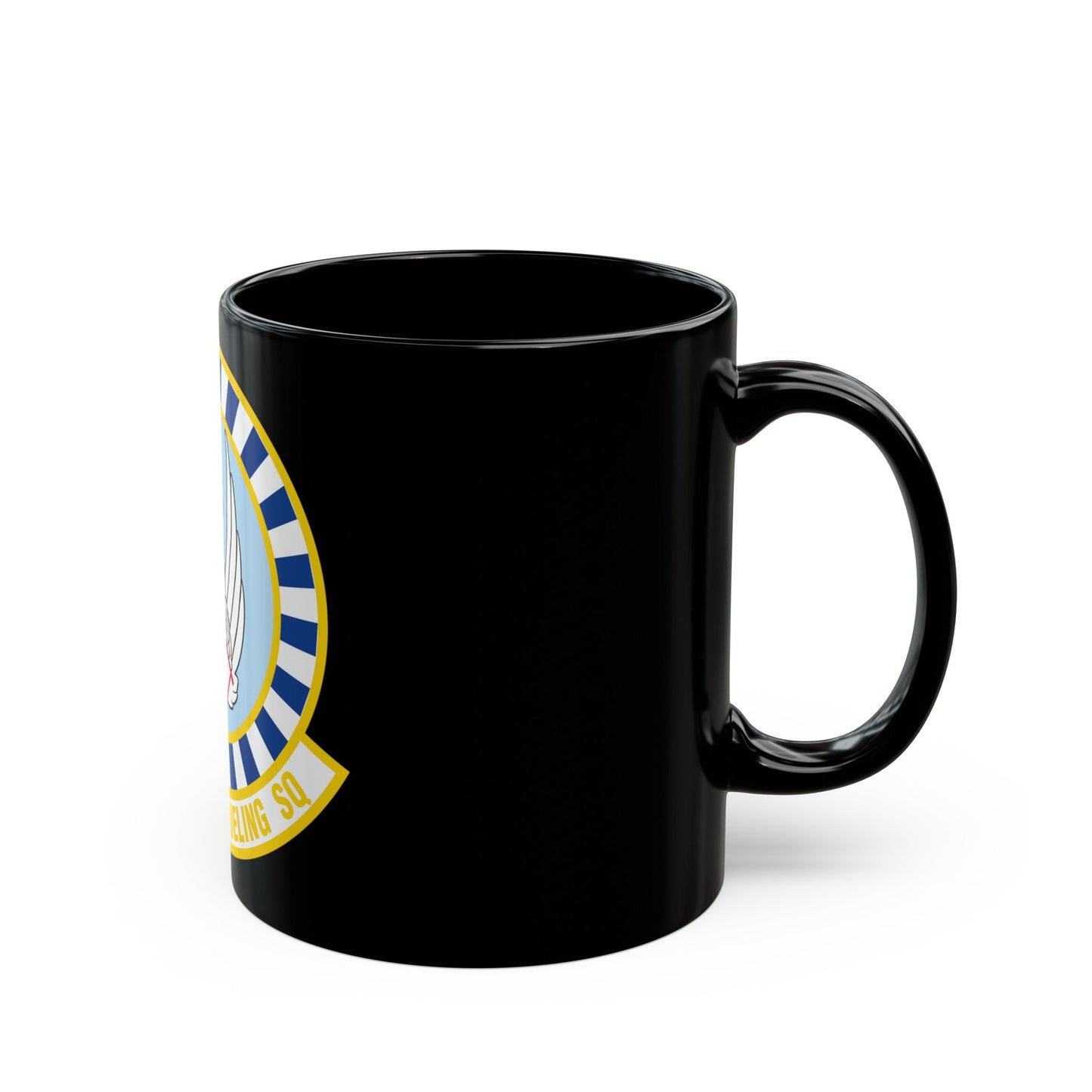 150 Air Refueling Squadron (U.S. Air Force) Black Coffee Mug-The Sticker Space