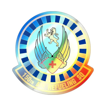 150 Air Refueling Squadron (U.S. Air Force) Holographic STICKER Die-Cut Vinyl Decal 3 Inch Holographic - The Sticker Space