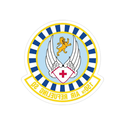 150 Air Refueling Squadron (U.S. Air Force) REVERSE PRINT Transparent Die-Cut STICKER - The Sticker Space