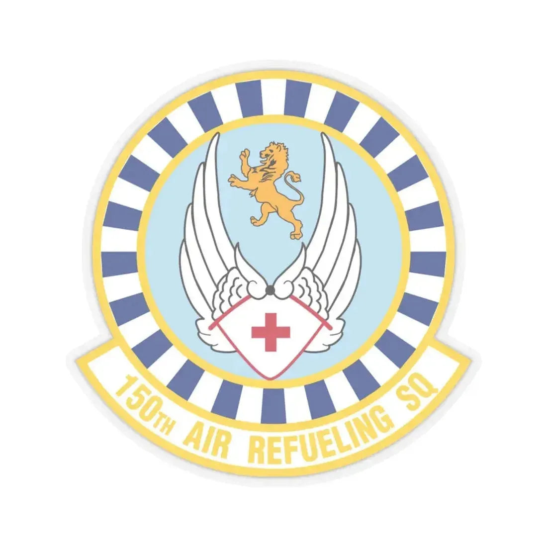 150 Air Refueling Squadron (U.S. Air Force) STICKER Vinyl Kiss-Cut Decal 4 Inch Transparent - The Sticker Space