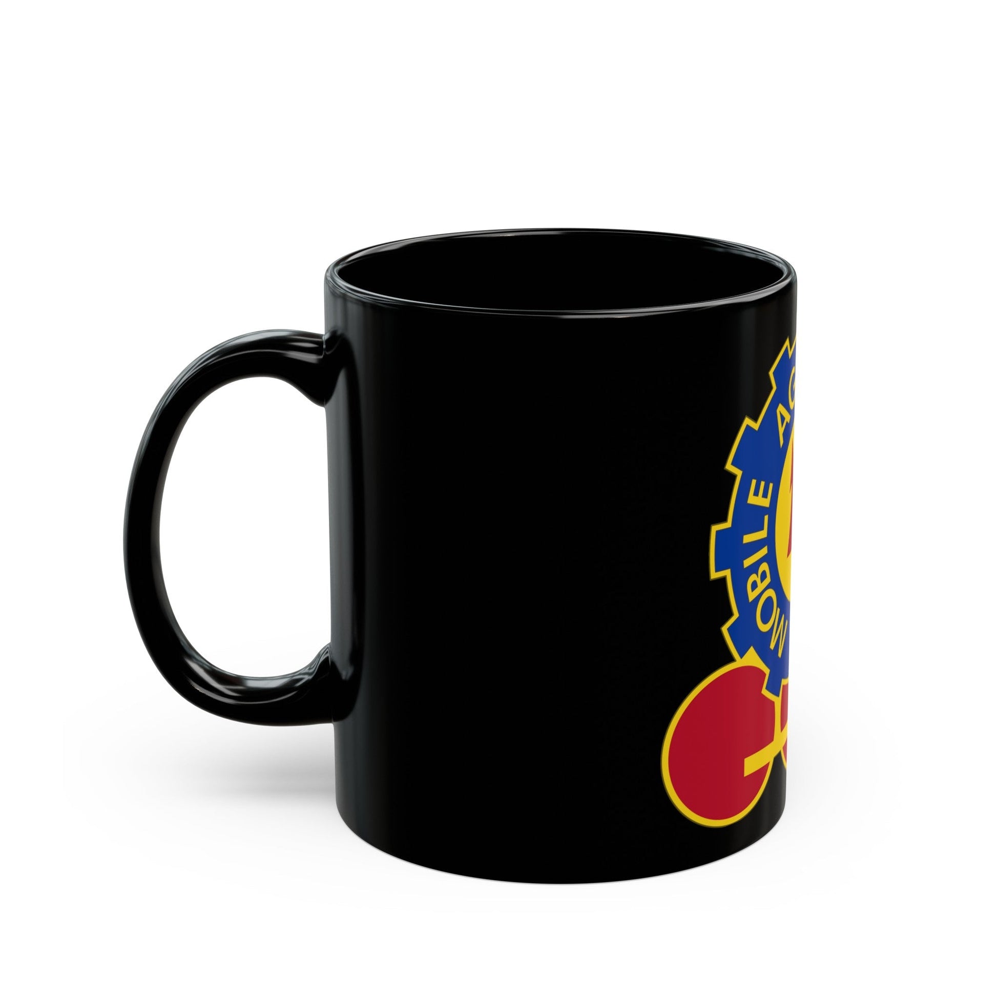 150 Engineer Battalion (U.S. Army) Black Coffee Mug-The Sticker Space