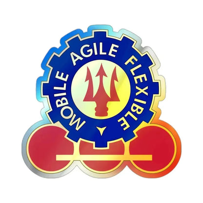 150 Engineer Battalion (U.S. Army) Holographic STICKER Die-Cut Vinyl Decal 2 Inch Holographic - The Sticker Space