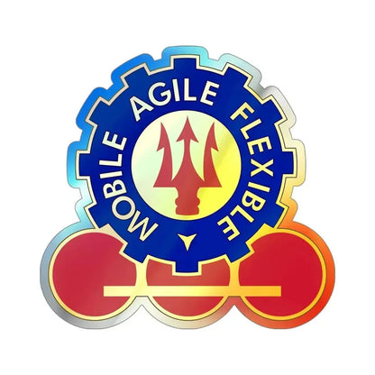 150 Engineer Battalion (U.S. Army) Holographic STICKER Die-Cut Vinyl Decal - The Sticker Space