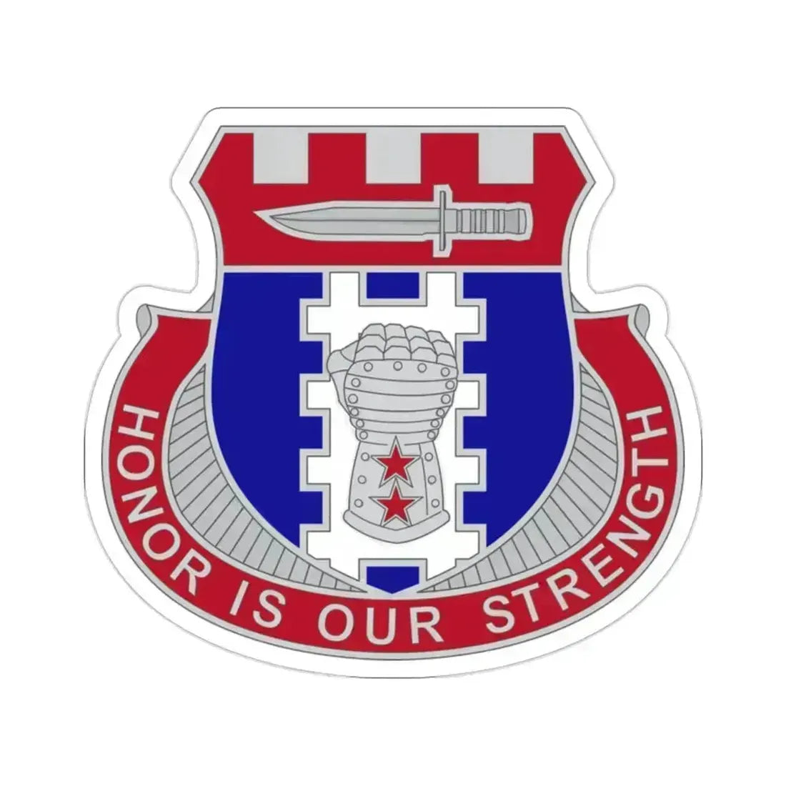 150 Engineer Battalion (U.S. Army) STICKER Vinyl Die-Cut Decal 2 Inch - The Sticker Space