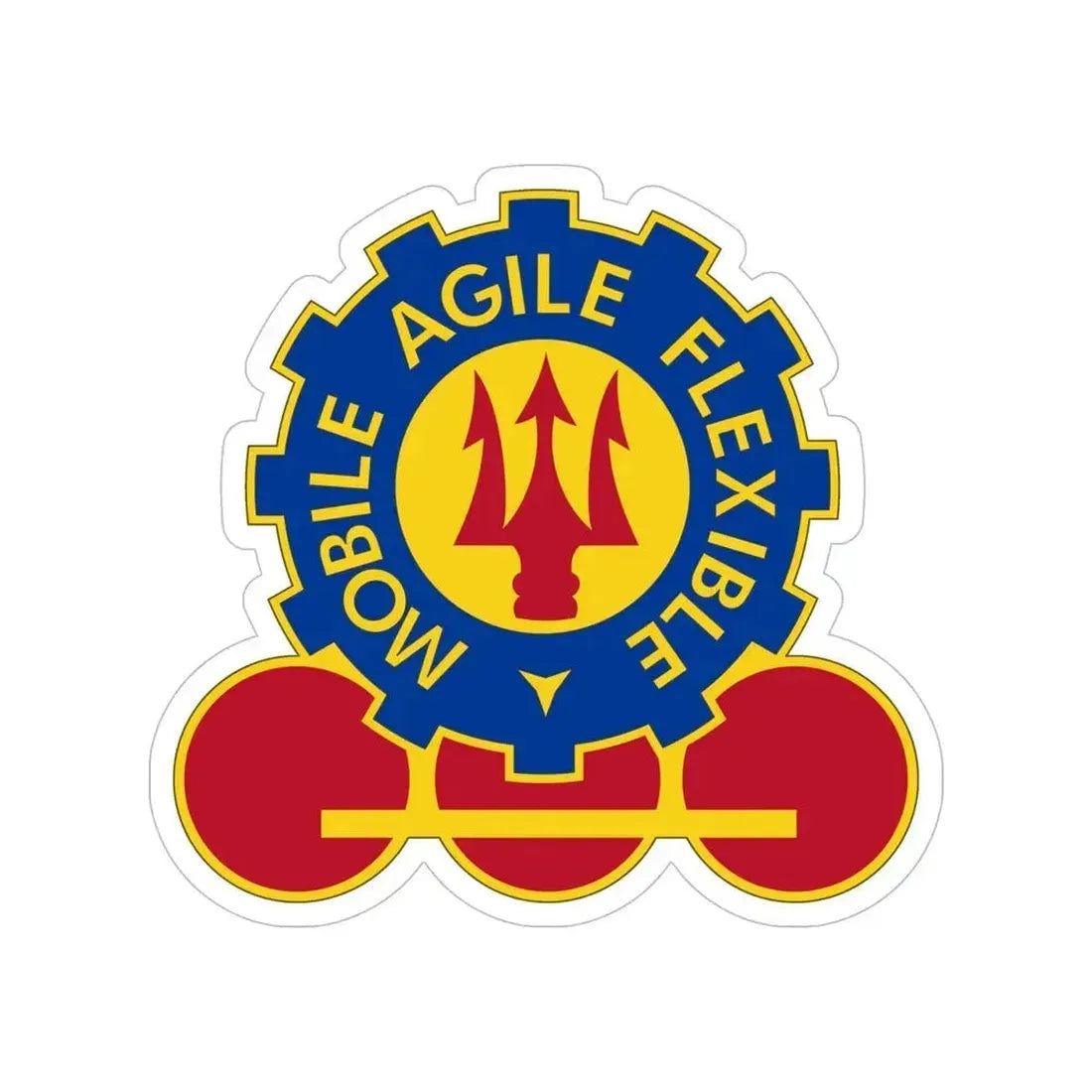 150 Engineer Battalion v2 (U.S. Army) Transparent STICKER Die-Cut Vinyl Decal 6 Inch - The Sticker Space