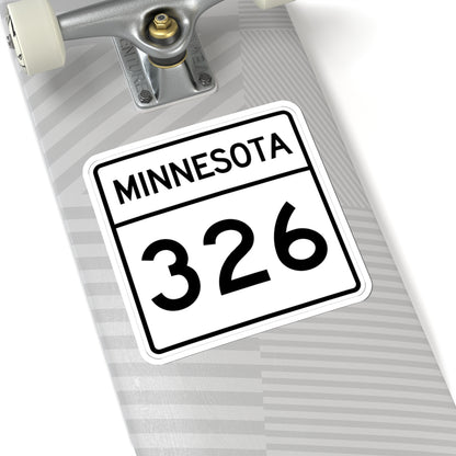 MN-326 1948 (Minnesota) (Road Sign) STICKER Vinyl Kiss-Cut Decal