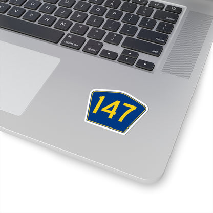 PR secondary 147 (Puerto Rico) (Road Sign) STICKER Vinyl Kiss-Cut Decal