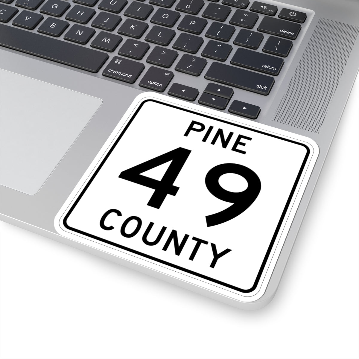 Pine County Route 49 MN (Minnesota) (Road Sign) STICKER Vinyl Kiss-Cut Decal