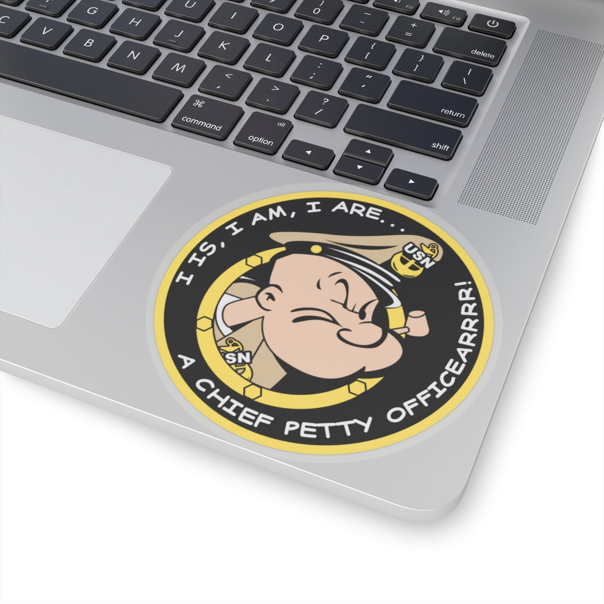 Popeye CPO (U.S. Navy) STICKER Vinyl Kiss-Cut Decal