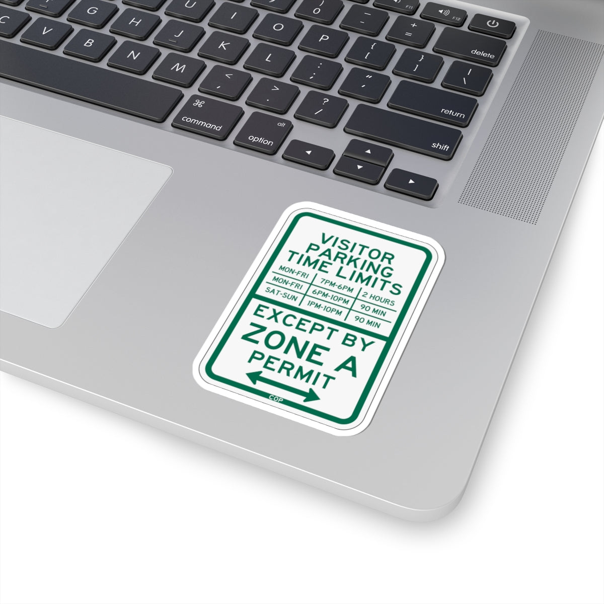 PBOT Road sign P4446A (Oregon) (Road Sign) STICKER Vinyl Kiss-Cut Decal