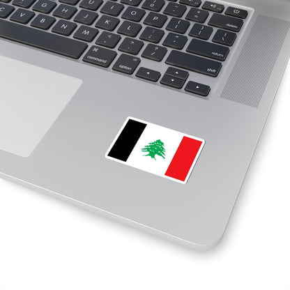 Union Party Lebanon flag (Lebanon) STICKER Vinyl Kiss-Cut Decal