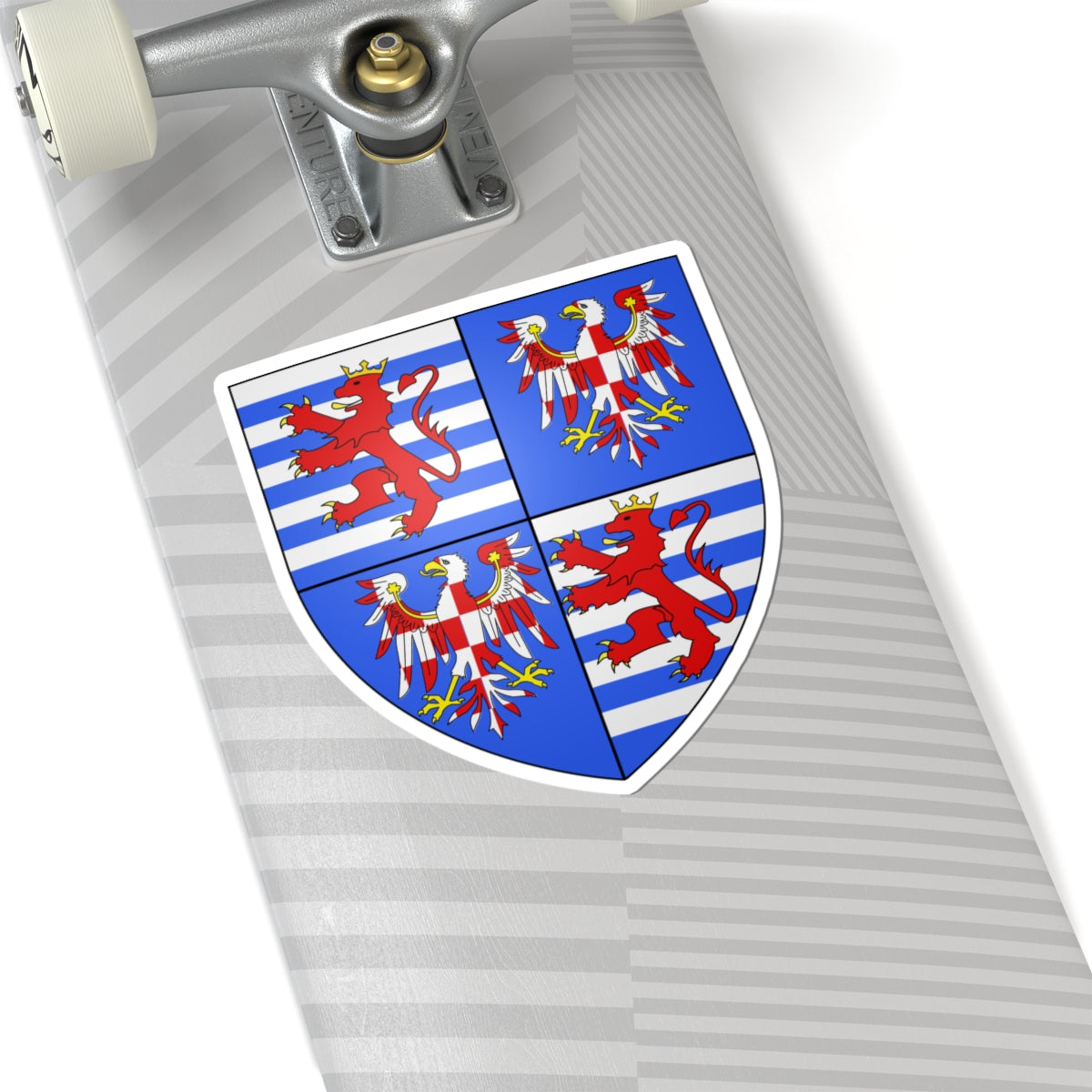 Armoiries Jean-Henri de Luxembourg (Czech Republic) (Coat of Arms) STICKER Vinyl Kiss-Cut Decal