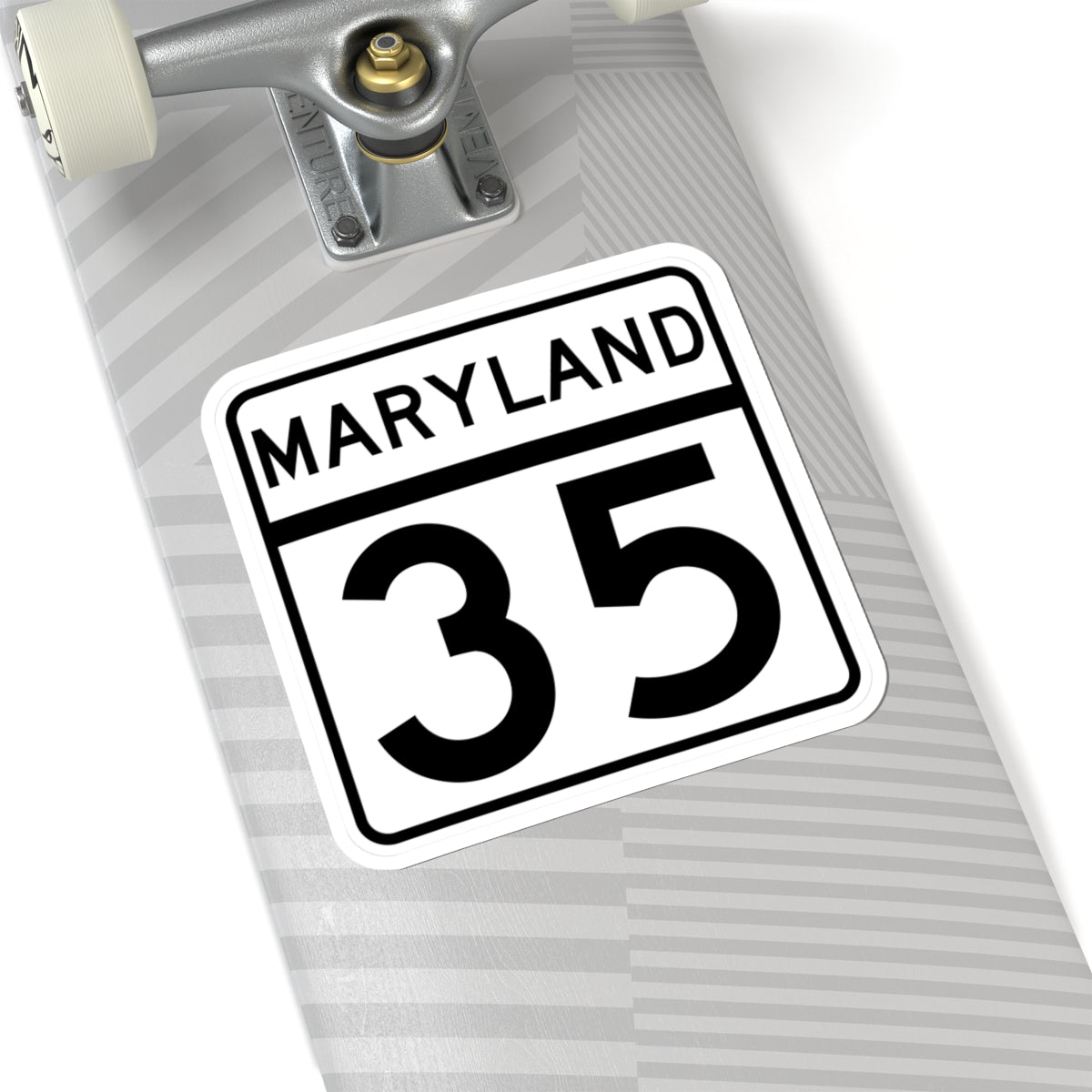 MD Route 35 (Maryland) (Road Sign) STICKER Vinyl Kiss-Cut Decal