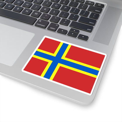2007 Flag of Orkney (Scotland) STICKER Vinyl Kiss-Cut Decal